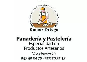 Patrocinador Club Deportivo Atletico Menciano: Panaderia y Pasteleria Artesanal Gomez Priego