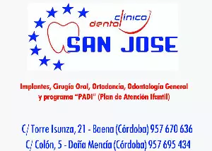 Patrocinador Club Deportivo Atletico Menciano: Clinica Dental San Jose